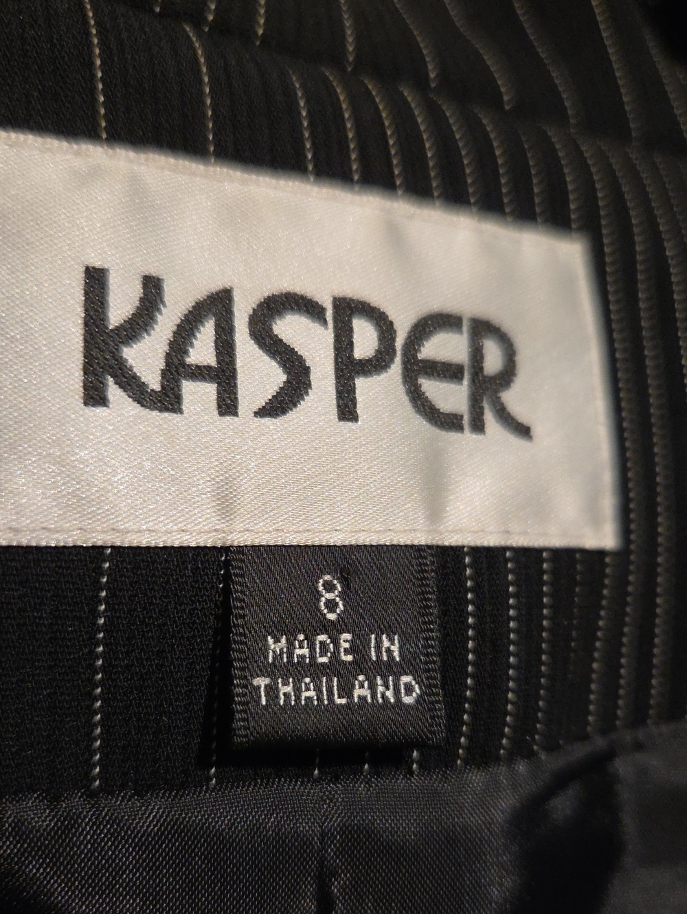 KASPER PINSTRIPE SET - Picture 4 of 11